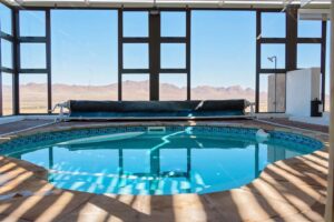 Kronenhof Lodge – indoor swimming pool at the villa