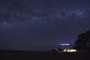 Kalahari Game Lodge – dark Kalahari night sky