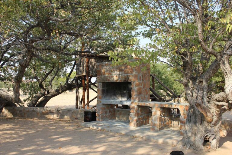 Madisa Camp – shaded braai area