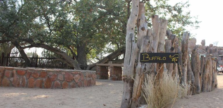 Madisa Camp – Buffalo campsite sign