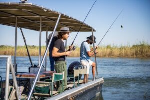 Guided Okavango River fishing trip from Hakusembe