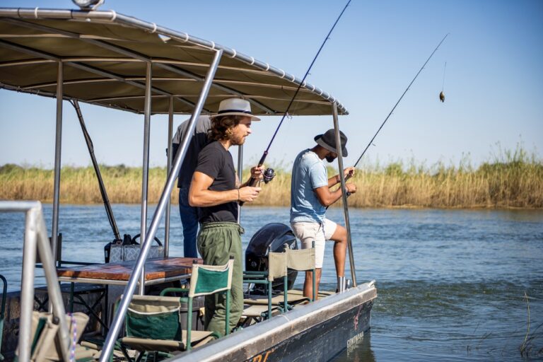Guided Okavango River fishing trip from Hakusembe