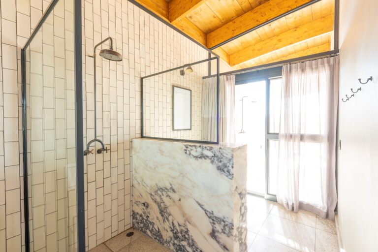Spacious bathroom in a Desert Grace bungalow