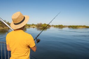 Guided fishing trip on the Zambezi River from Zambezi Mubala Camp